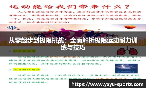 从零起步到极限挑战：全面解析极限运动耐力训练与技巧